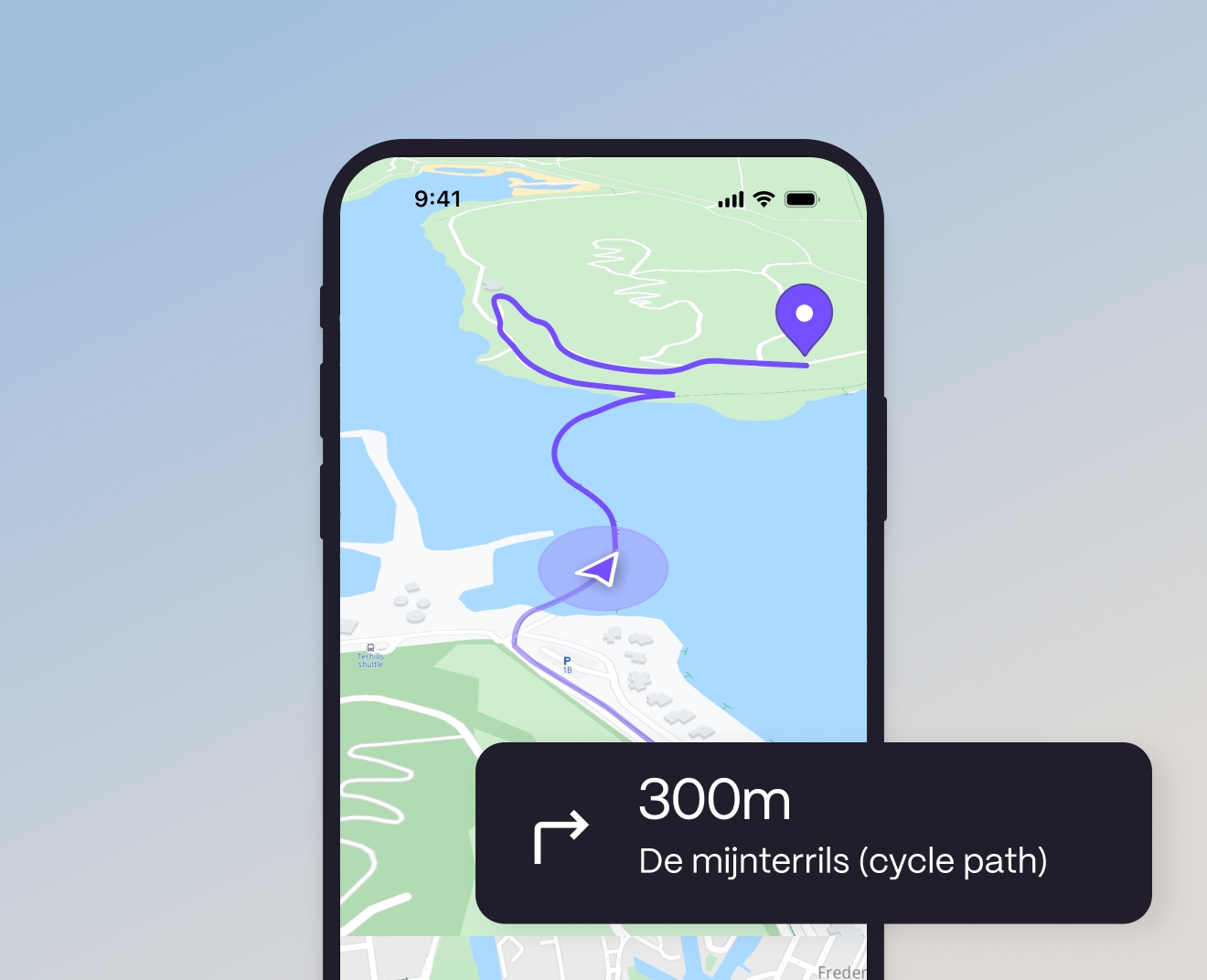 Image for Cycling-optimized maps and navigation