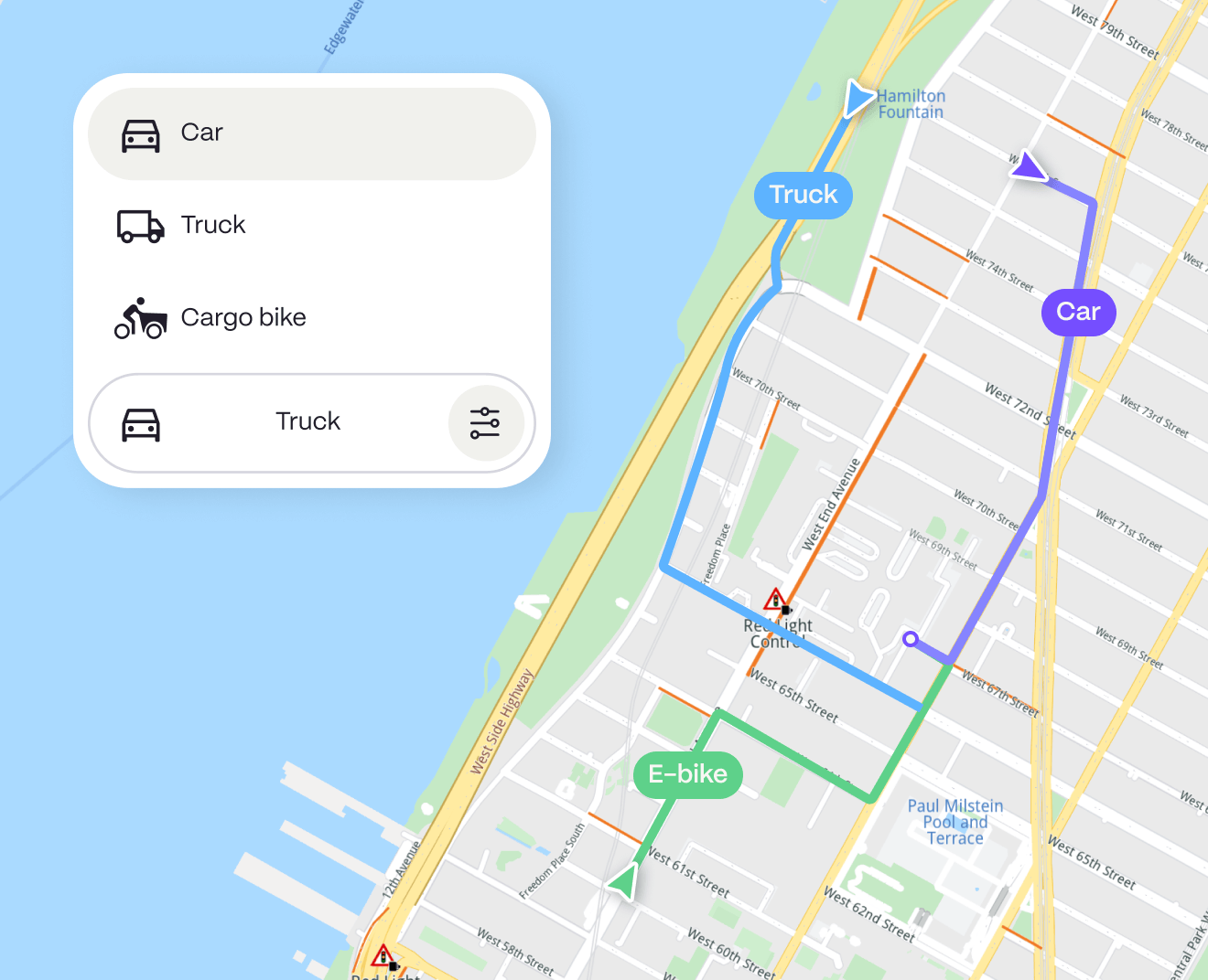 Image for Multi-modal route optimization