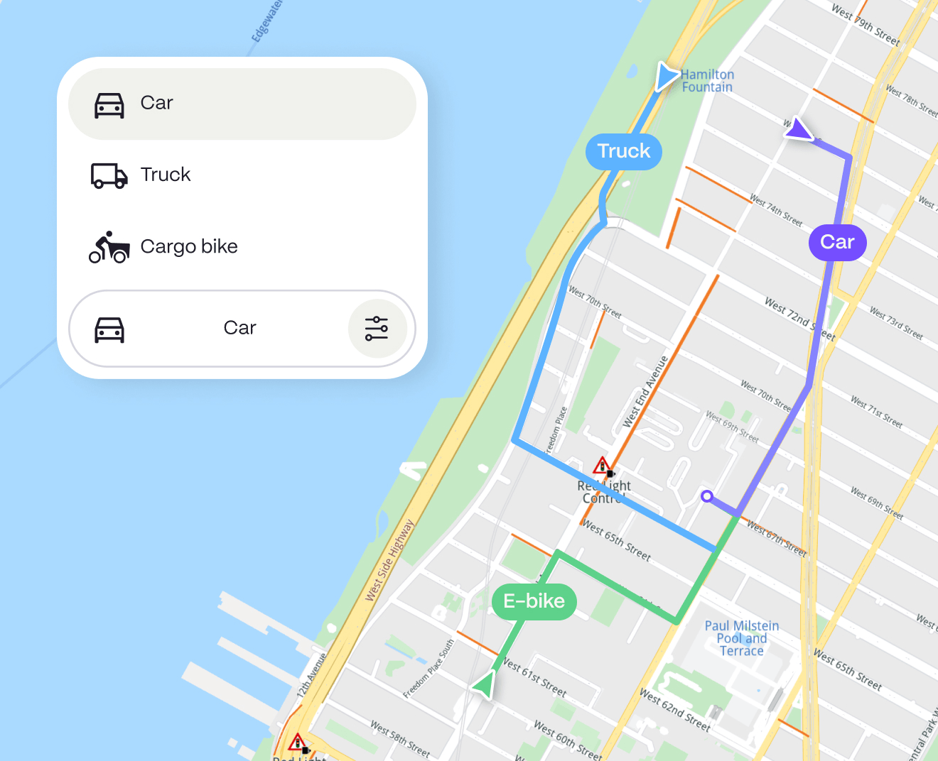 Image for Flexible, multi-vehicle routing